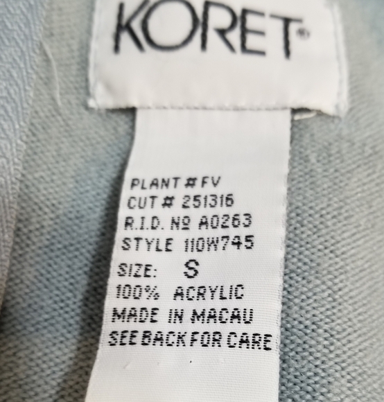 KORET, Mockneck sweater, Size S, color: grayblue. - Picture 10 of 10